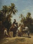 Arab Cavalry Fording a Stream-Georges Washington-Framed Giclee Print