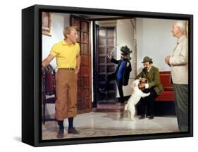 Georges Wilson, Georges Loriot and Jean-Pierre Talbot: Tintin et Les Oranges Bleues, 1964-Marcel Dole-Framed Stretched Canvas