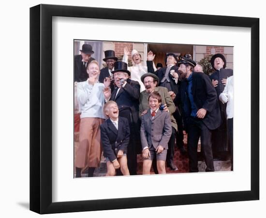 Georges Wilson, Georges Loriot, Jean-Pierre Talbot and Jean Bouise: Tintin et Les Oranges Bleues, 1-Marcel Dole-Framed Photographic Print