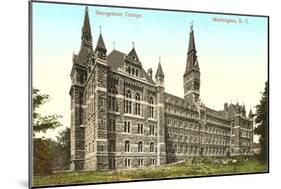 Georgetown College, Washington D.C.-null-Mounted Art Print