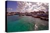 Georgetown Harbor Early Morning Cayman Islands-George Oze-Stretched Canvas