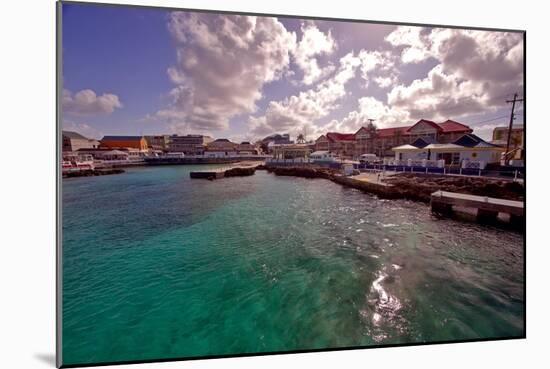 Georgetown Harbor Early Morning Cayman Islands-George Oze-Mounted Photographic Print