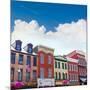 Georgetown Historical District Townhouses Facades Washington DC in USA-holbox-Mounted Photographic Print