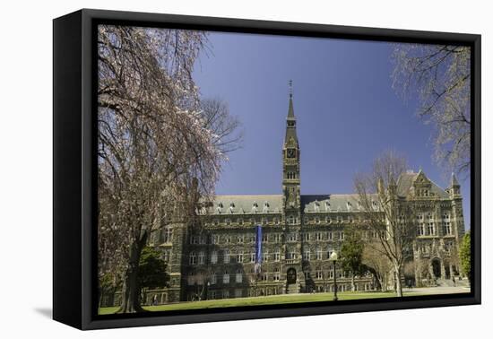 Georgetown University Campus Washington, D.C., United States of America, North America-John Woodworth-Framed Stretched Canvas