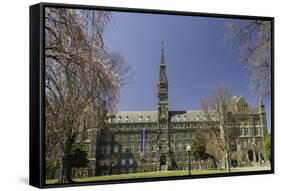 Georgetown University Campus Washington, D.C., United States of America, North America-John Woodworth-Framed Stretched Canvas