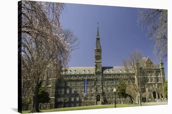 Georgetown University Campus Washington, D.C., United States of America, North America-John Woodworth-Stretched Canvas