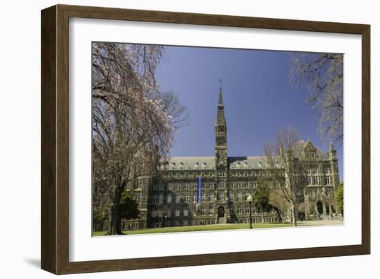 Georgetown University Campus Washington, D.C., United States of America, North America-John Woodworth-Framed Photographic Print