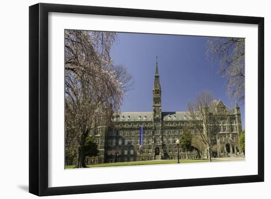 Georgetown University Campus Washington, D.C., United States of America, North America-John Woodworth-Framed Photographic Print