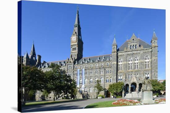 Georgetown University Main Building in Washington DC - United States-Orhan-Stretched Canvas