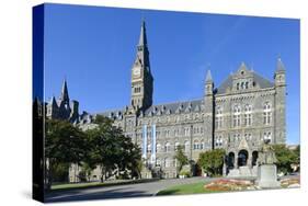 Georgetown University Main Building in Washington DC - United States-Orhan-Stretched Canvas