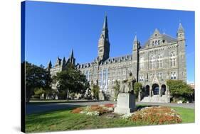 Georgetown University Main Building in Washington DC - United States-Orhan-Stretched Canvas