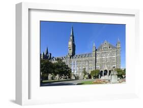 Georgetown University Main Building in Washington DC - United States-Orhan-Framed Photographic Print