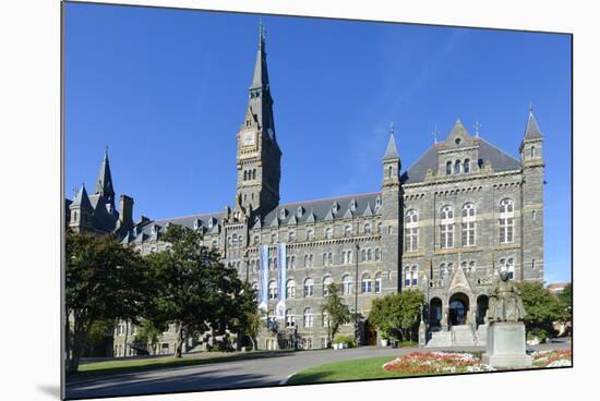 Georgetown University Main Building in Washington DC - United States-Orhan-Mounted Photographic Print