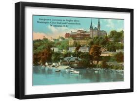 Georgetown University, Washington, D.C.-null-Framed Art Print