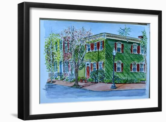 Georgetown, Washington, D.C.-Anthony Butera-Framed Premium Giclee Print