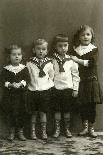 Portrait of Four Children, 1910s-Georgi Vasilievich Trunov-Giclee Print