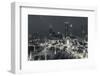 Georgia, Atlanta, Centennial Olympic Park, Elevated City View at Dusk-Walter Bibikow-Framed Photographic Print