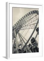 Georgia, Atlanta, Centennial Olympic Park, Ferris Wheel-Walter Bibikow-Framed Photographic Print