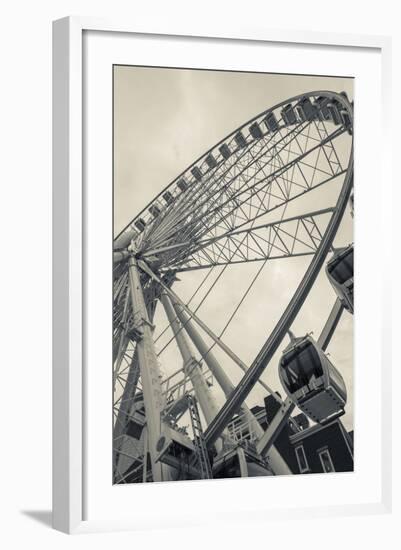 Georgia, Atlanta, Centennial Olympic Park, Ferris Wheel-Walter Bibikow-Framed Photographic Print