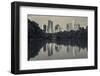 Georgia, Atlanta, City Skyline from Piedmont Park-Walter Bibikow-Framed Photographic Print