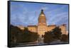 Georgia, Atlanta, Georgia State Capitol Building at Dawn-Walter Bibikow-Framed Stretched Canvas