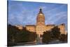 Georgia, Atlanta, Georgia State Capitol Building at Dawn-Walter Bibikow-Stretched Canvas