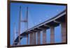 Georgia, Brunswick, Sidney Lanier Bridge, across the Brunswick River-Walter Bibikow-Framed Photographic Print