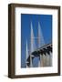 Georgia, Brunswick, Sidney Lanier Bridge, across the Brunswick River-Walter Bibikow-Framed Photographic Print