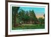 Georgia - Chickamauga Park View of Snodgrass House-Lantern Press-Framed Art Print