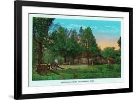 Georgia - Chickamauga Park View of Snodgrass House-Lantern Press-Framed Premium Giclee Print