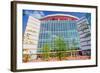 Georgia Dome, one of the largest multi-purpose sports and entertainment complexes in the United...-null-Framed Photographic Print