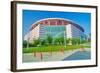 Georgia Dome, one of the largest multi-purpose sports and entertainment complexes in the United...-null-Framed Photographic Print