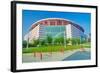 Georgia Dome, one of the largest multi-purpose sports and entertainment complexes in the United...-null-Framed Photographic Print