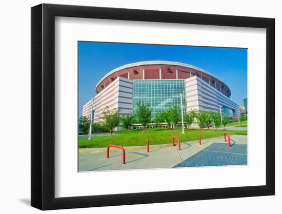 Georgia Dome, one of the largest multi-purpose sports and entertainment complexes in the United...-null-Framed Photographic Print