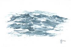 Ocean Waves III-Georgia Janisse-Framed Art Print