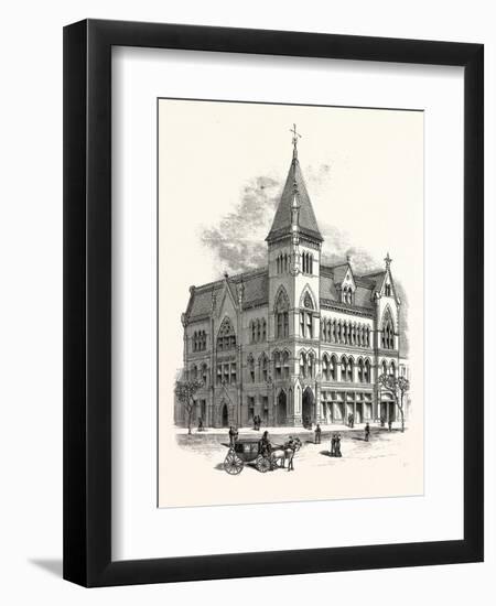 Georgia: Memorial Hall of the Gate City Guard of Atlanta-null-Framed Premium Giclee Print