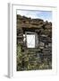 Georgia, Mtskheta, Juta. A Window in a Stone Wall, Covered with Barbed Wire-Alida Latham-Framed Photographic Print