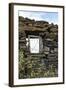 Georgia, Mtskheta, Juta. A Window in a Stone Wall, Covered with Barbed Wire-Alida Latham-Framed Photographic Print