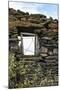 Georgia, Mtskheta, Juta. A Window in a Stone Wall, Covered with Barbed Wire-Alida Latham-Mounted Photographic Print