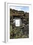 Georgia, Mtskheta, Juta. A Window in a Stone Wall, Covered with Barbed Wire-Alida Latham-Framed Photographic Print