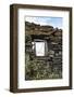 Georgia, Mtskheta, Juta. A Window in a Stone Wall, Covered with Barbed Wire-Alida Latham-Framed Photographic Print