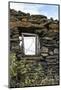 Georgia, Mtskheta, Juta. A Window in a Stone Wall, Covered with Barbed Wire-Alida Latham-Mounted Photographic Print