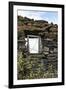 Georgia, Mtskheta, Juta. A Window in a Stone Wall, Covered with Barbed Wire-Alida Latham-Framed Photographic Print