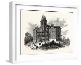 Georgia: New Building of the Clark University, the Colored College of the South, at Atlanta, U.S.,-null-Framed Giclee Print