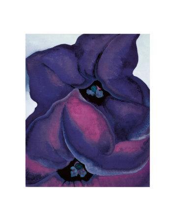 Purple Petunias, 1925' Prints - Georgia O'Keeffe | AllPosters.com