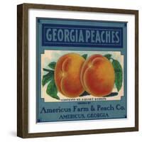 Georgia Peaches-null-Framed Giclee Print