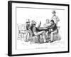 Georgia: Poker Game, 1840s-Arthur Burdett Frost-Framed Giclee Print