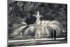 Georgia, Savannah, Fountain in Forsyth Park-Walter Bibikow-Mounted Photographic Print