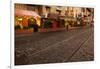 Georgia, Savannah, Rail Tracks Along Historic River Street-Joanne Wells-Framed Premium Photographic Print