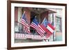 Georgia, Savannah, River Street, Flags-Jim Engelbrecht-Framed Photographic Print